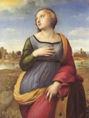 Saint Catherine of Alexandria by Raphael (picture from art.com)